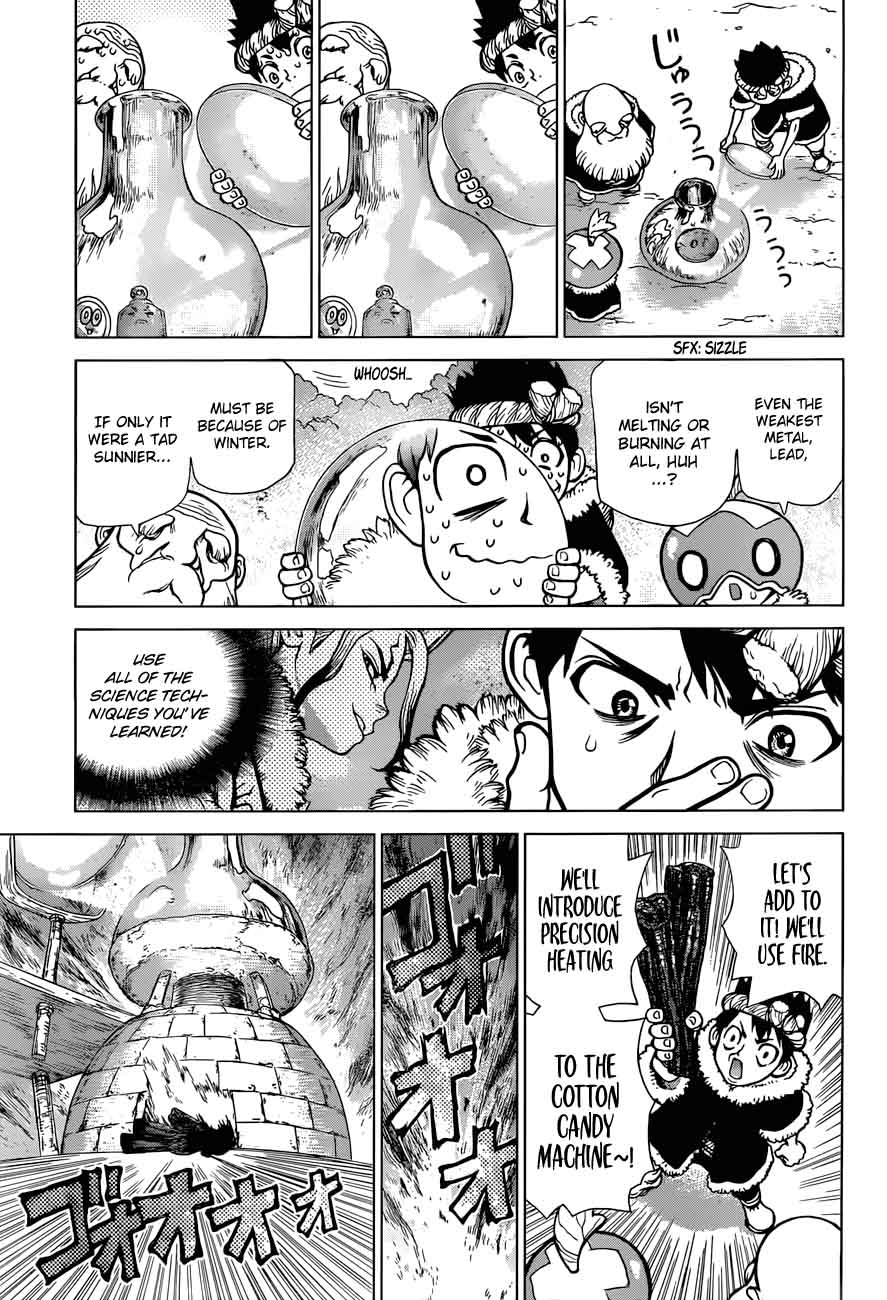 Dr. Stone Manga Chapter 57 page 15 - Heat Heart