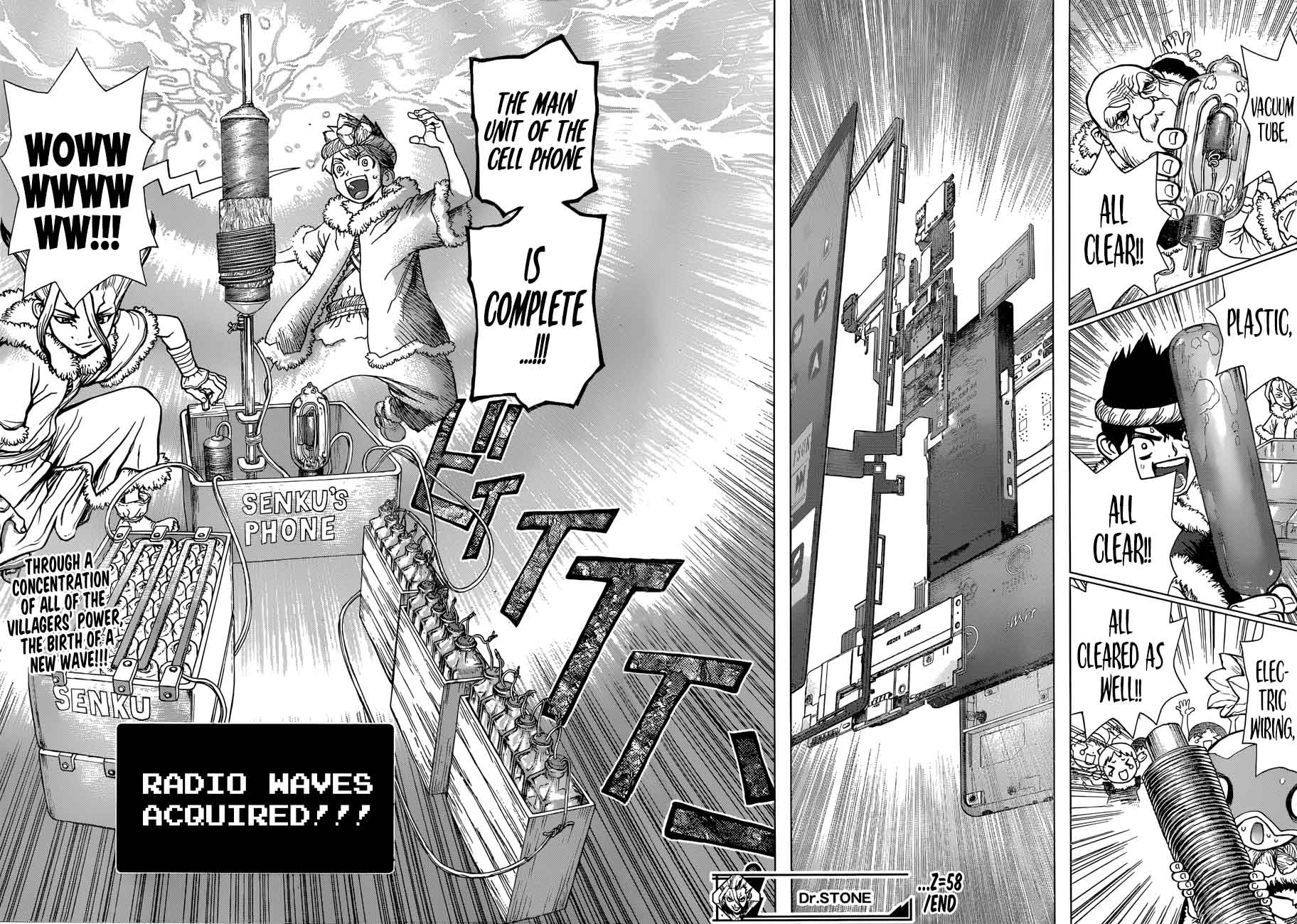 Dr. Stone Manga Chapter 58 page 18 - Wave of Science