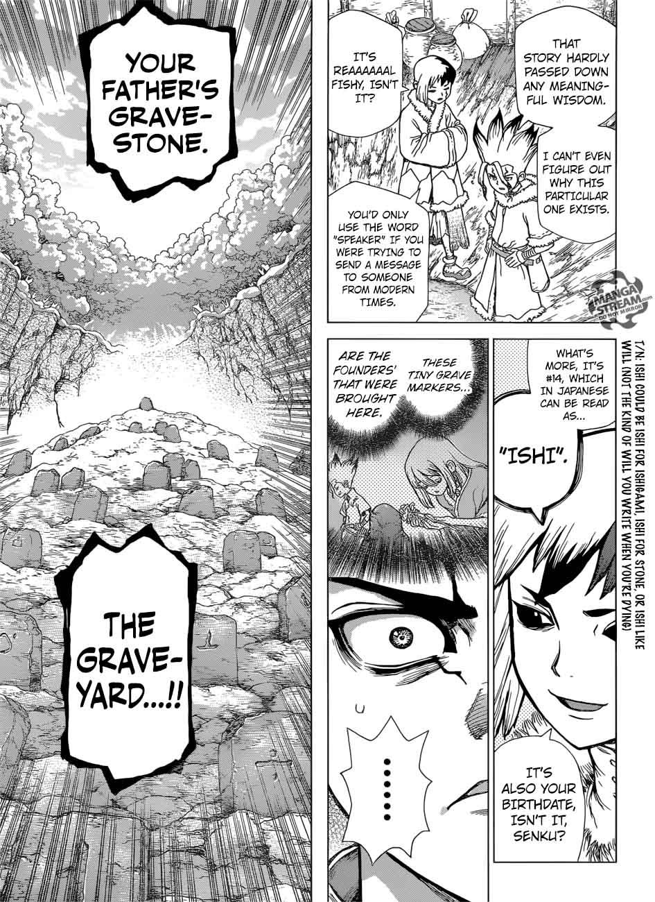 Dr. Stone Manga Chapter 59 page 12 - Voices from Here to Eternity