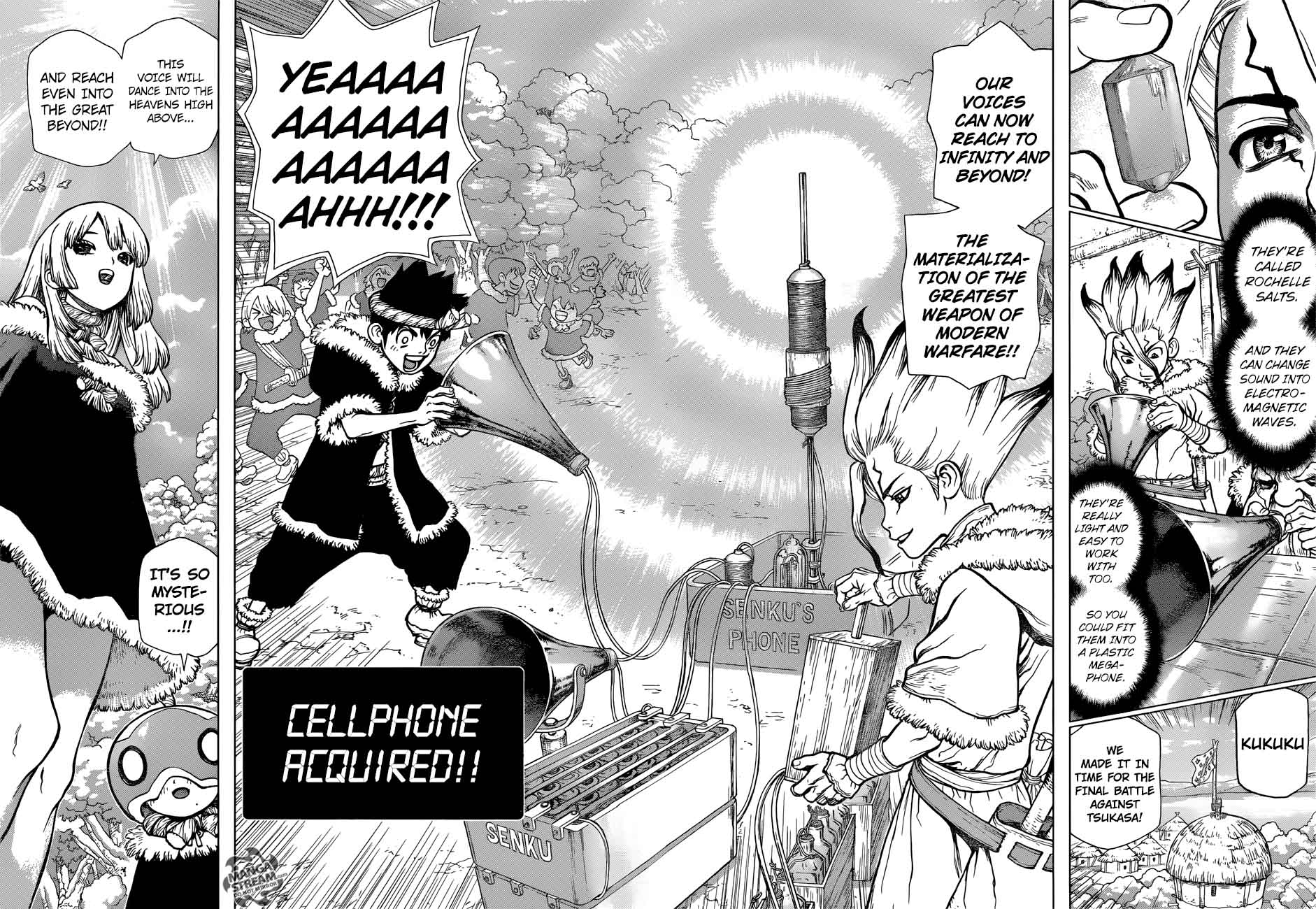 Dr. Stone Manga Chapter 59 page 4 - Voices from Here to Eternity