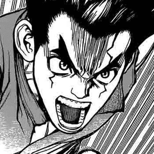 Dr. Stone Manga Chapter 6 (Taiju Vs. Tsukasa) cover