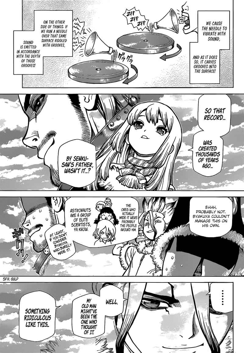 Dr. Stone Manga Chapter 60 page 3 - Angel's Song, Devil's Whisper