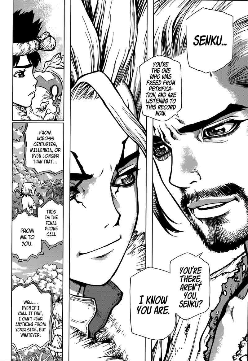 Dr. Stone Manga Chapter 60 page 8 - Angel's Song, Devil's Whisper
