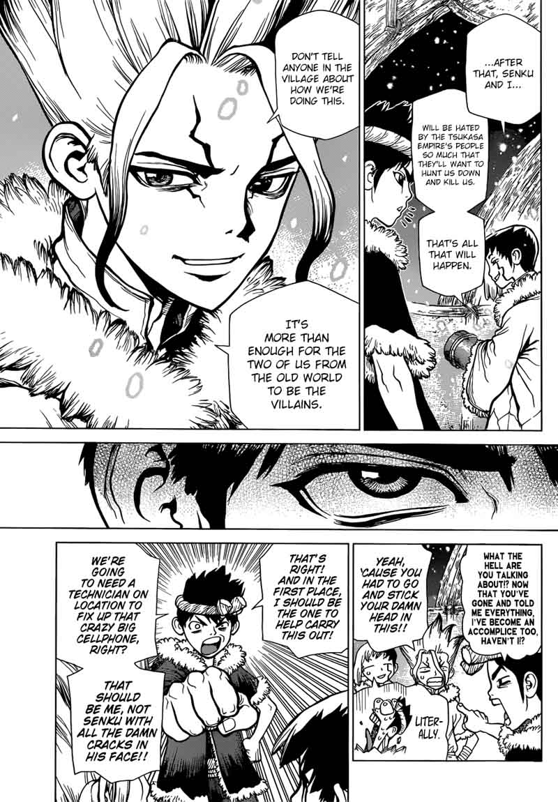 Dr. Stone Manga Chapter 61 page 10 - Stone Wars Begin