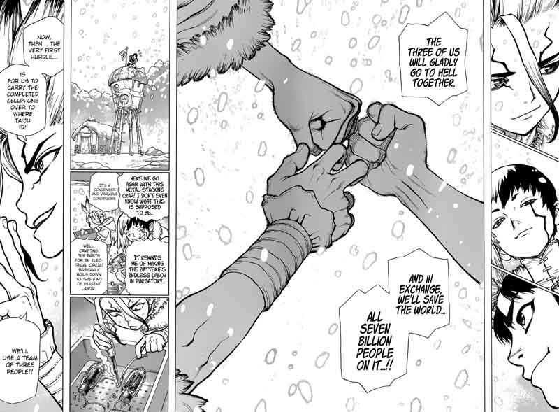 Dr. Stone Manga Chapter 61 page 11 - Stone Wars Begin