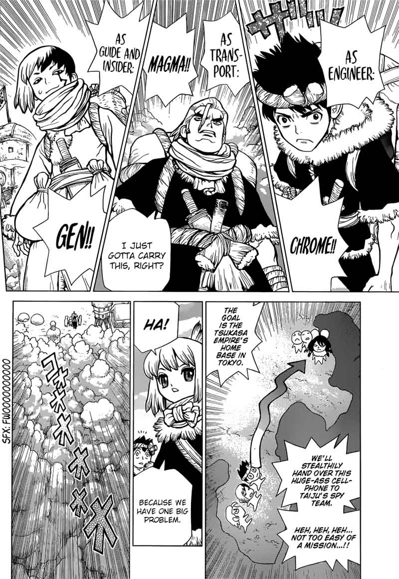 Dr. Stone Manga Chapter 61 page 12 - Stone Wars Begin
