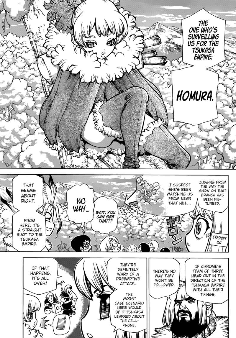 Dr. Stone Manga Chapter 61 page 13 - Stone Wars Begin