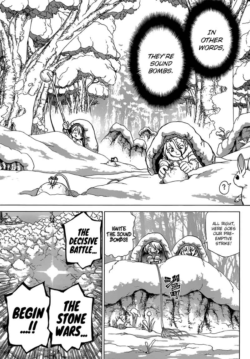 Dr. Stone Manga Chapter 61 page 15 - Stone Wars Begin