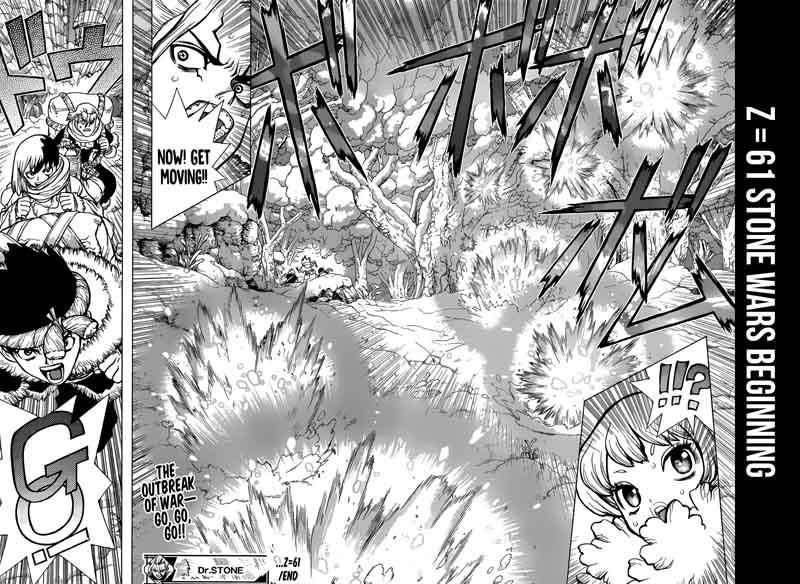 Dr. Stone Manga Chapter 61 page 16 - Stone Wars Begin