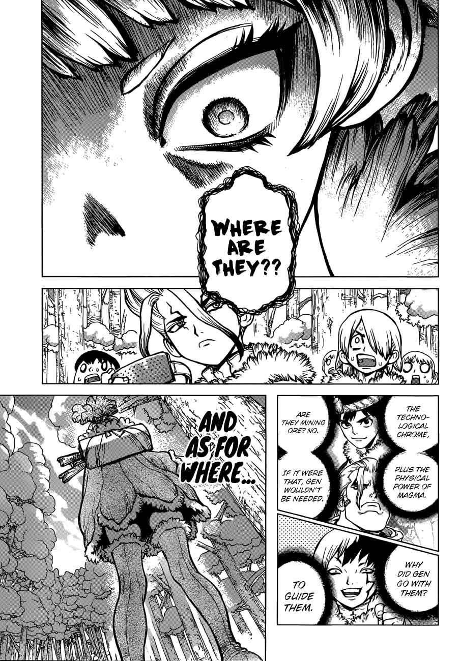 Dr. Stone Manga Chapter 62 page 15 - Double Chase