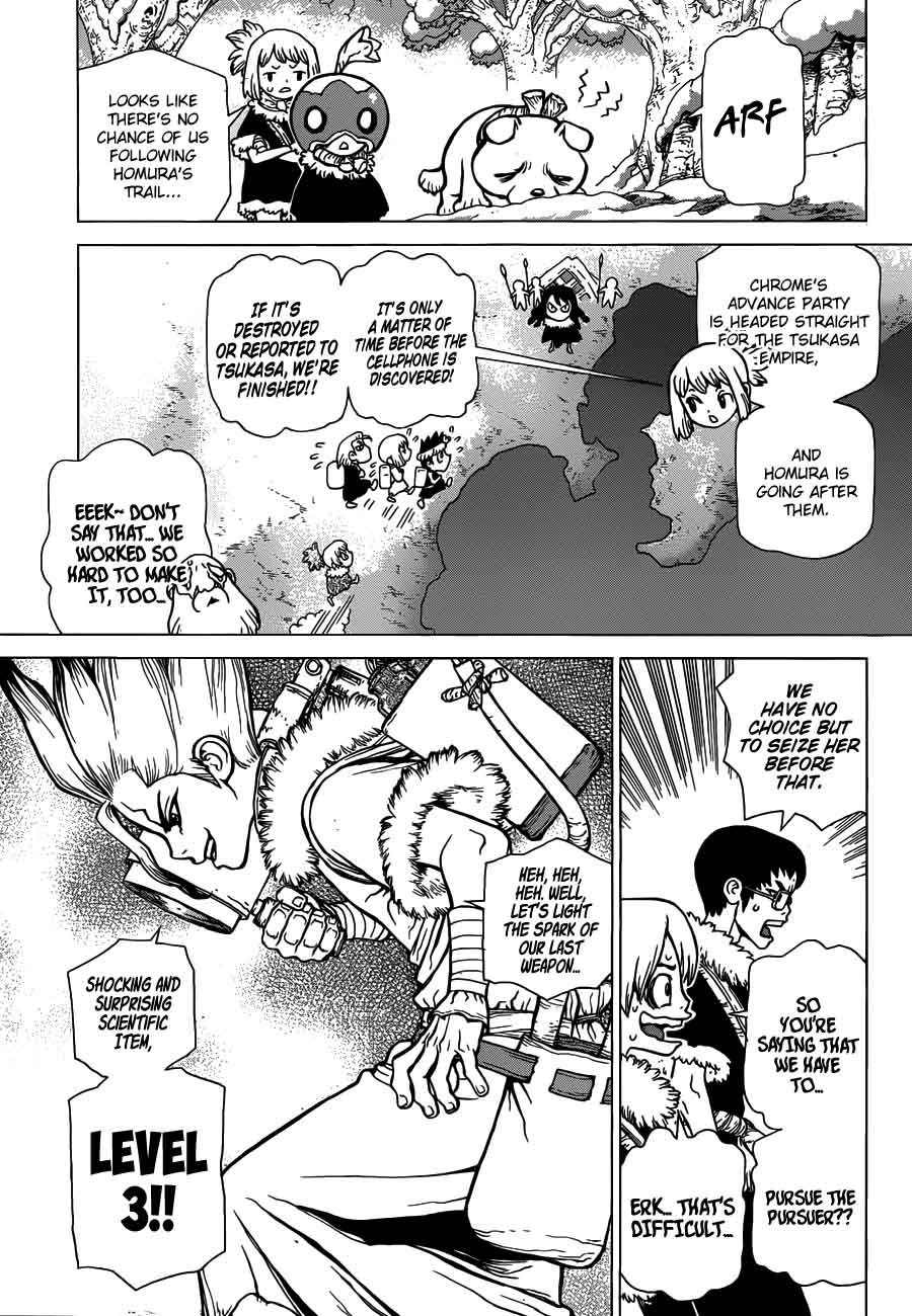 Dr. Stone Manga Chapter 62 page 17 - Double Chase