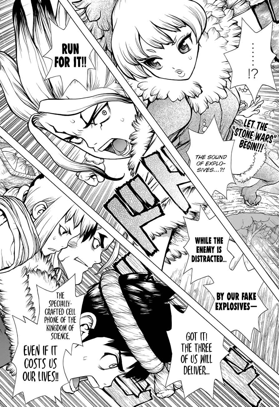 Dr. Stone Manga Chapter 62 page 2 - Double Chase