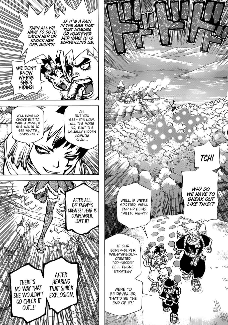 Dr. Stone Manga Chapter 62 page 3 - Double Chase