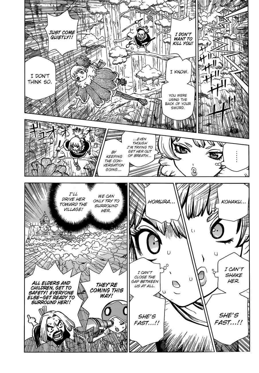 Dr. Stone Manga Chapter 62 page 7 - Double Chase