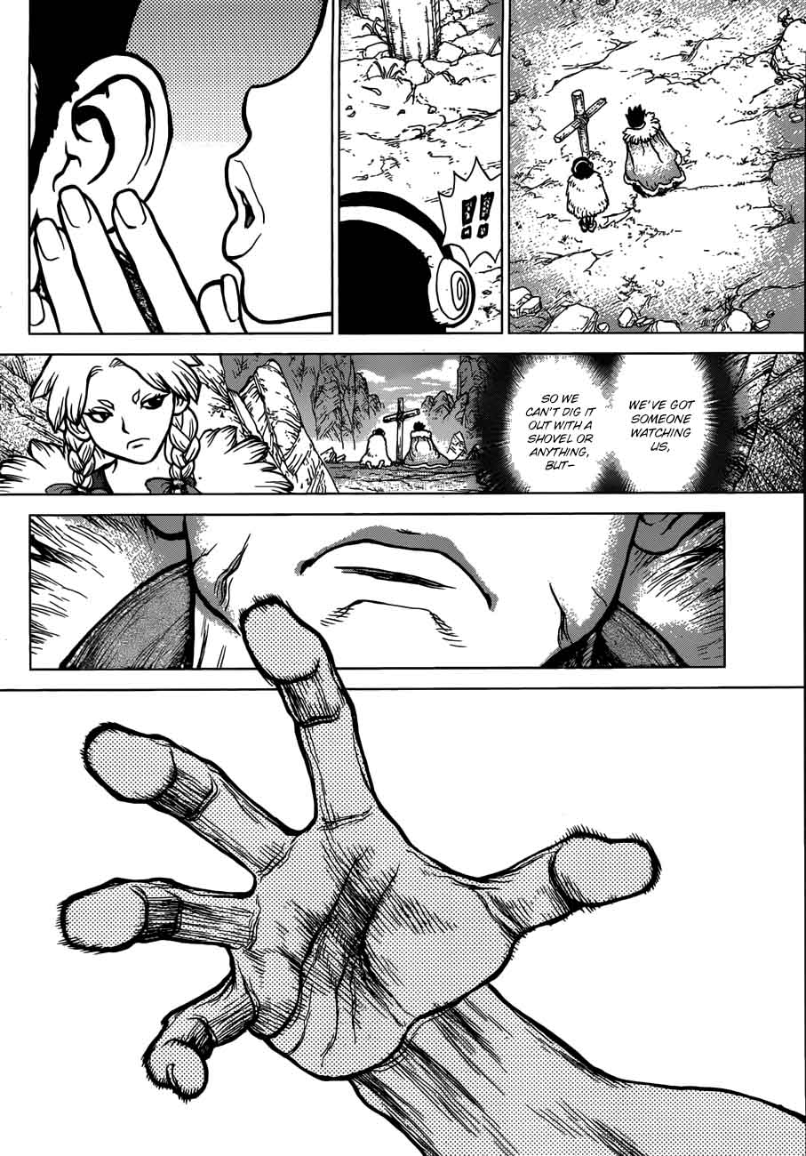 Dr. Stone Manga Chapter 64 page 15 - Hotline
