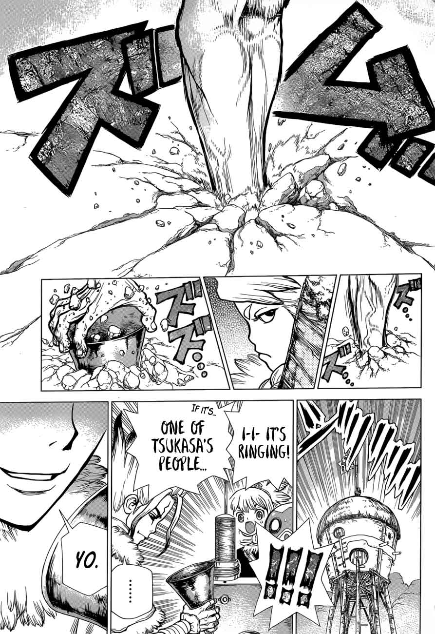 Dr. Stone Manga Chapter 64 page 16 - Hotline