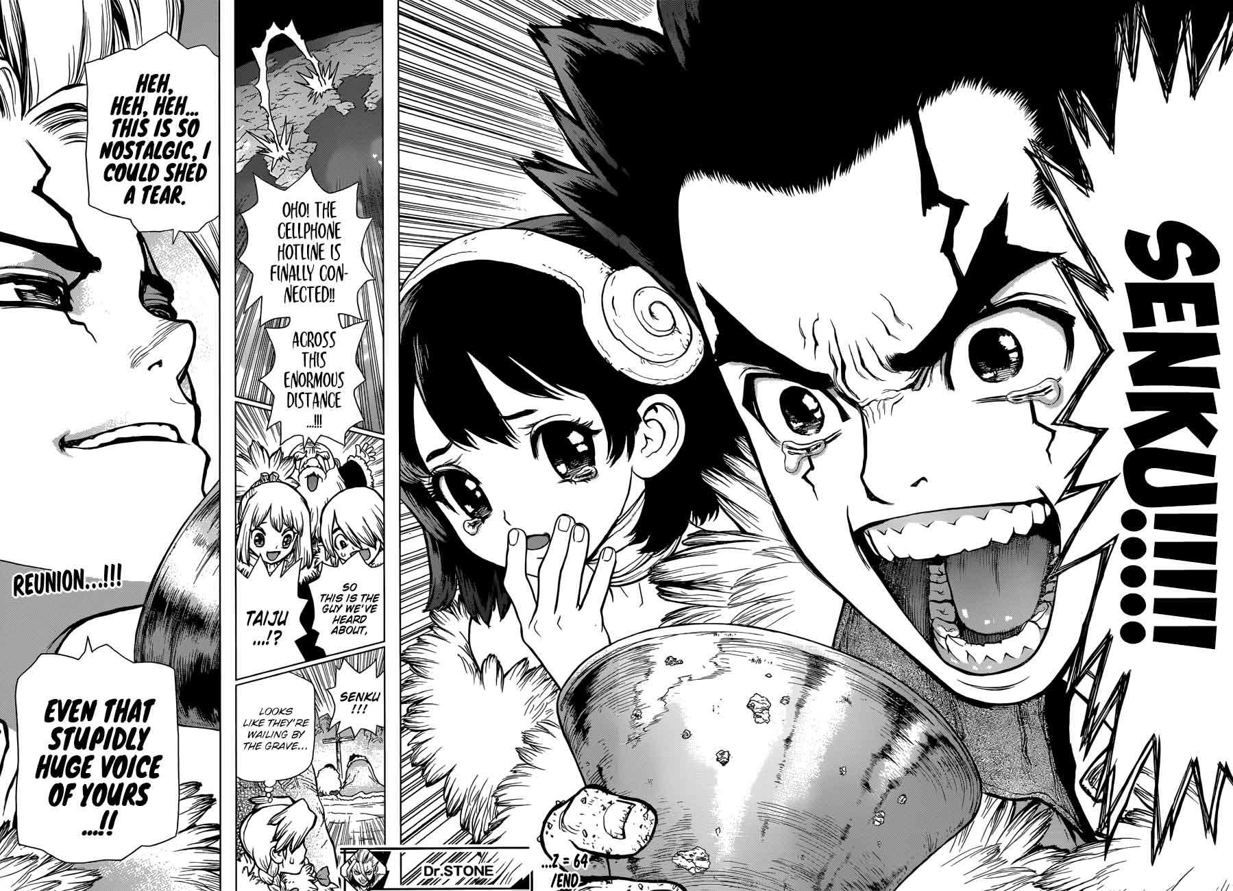 Dr. Stone Manga Chapter 64 page 17 - Hotline