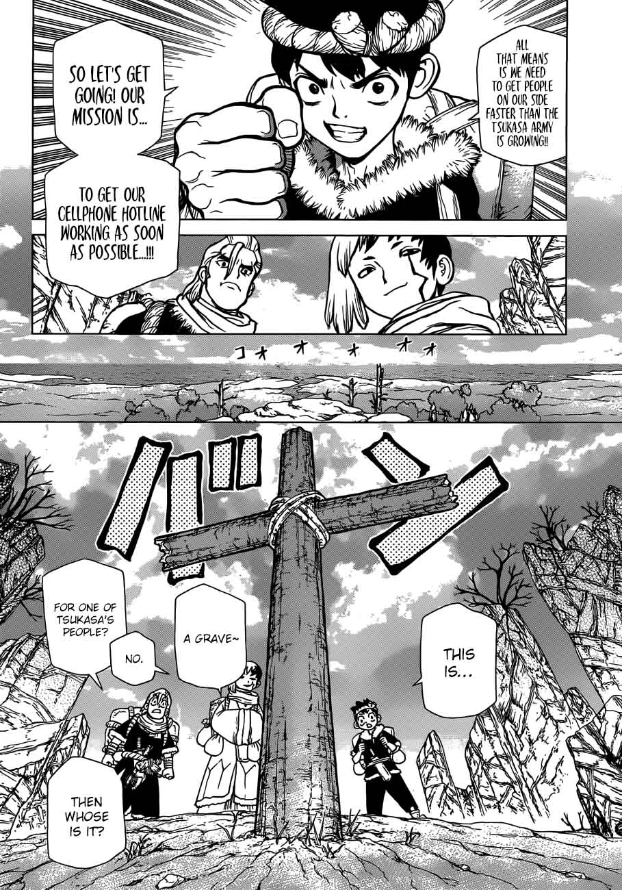 Dr. Stone Manga Chapter 64 page 7 - Hotline