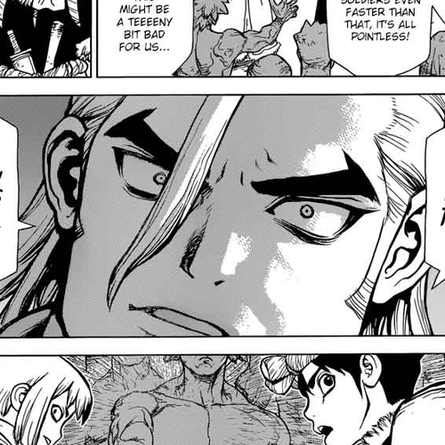 Dr. Stone Manga Chapter 64 (Hotline) cover