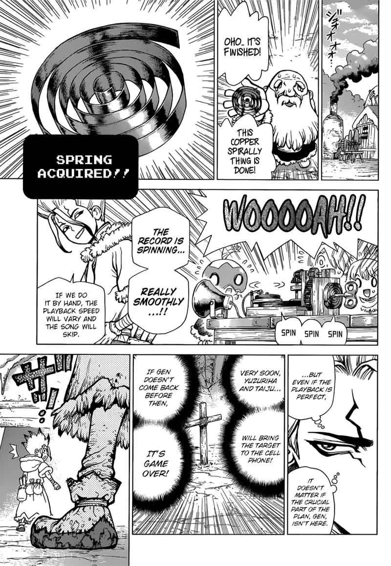 Dr. Stone Manga Chapter 65 page 17 - Call from the Dead