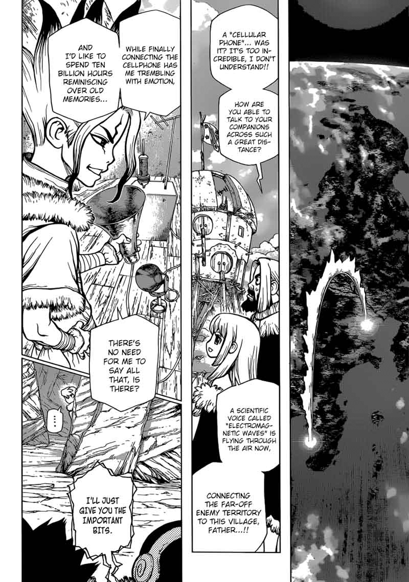 Dr. Stone Manga Chapter 65 page 4 - Call from the Dead