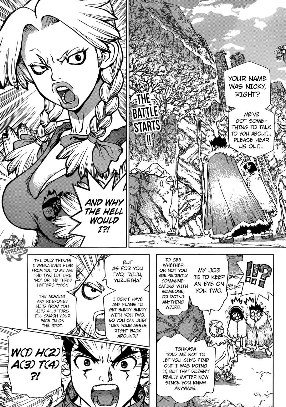 Dr. Stone Manga Chapter 66 page 3 - Liars and Truth Tellers