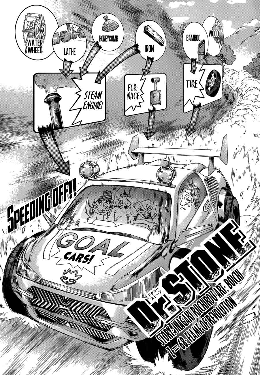 Dr. Stone Manga Chapter 68 page 1 - Flames of Revolution