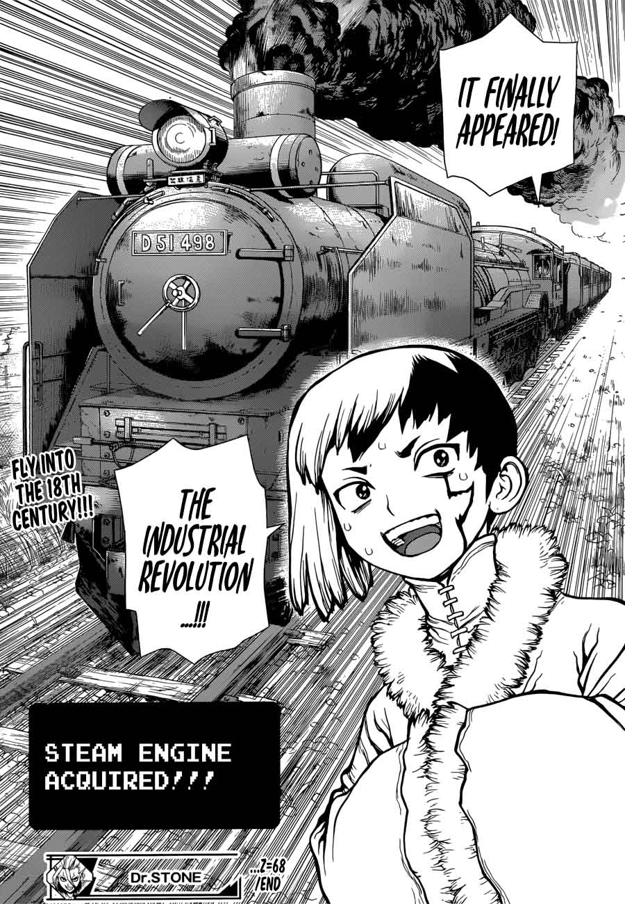 Dr. Stone Manga Chapter 68 page 18 - Flames of Revolution