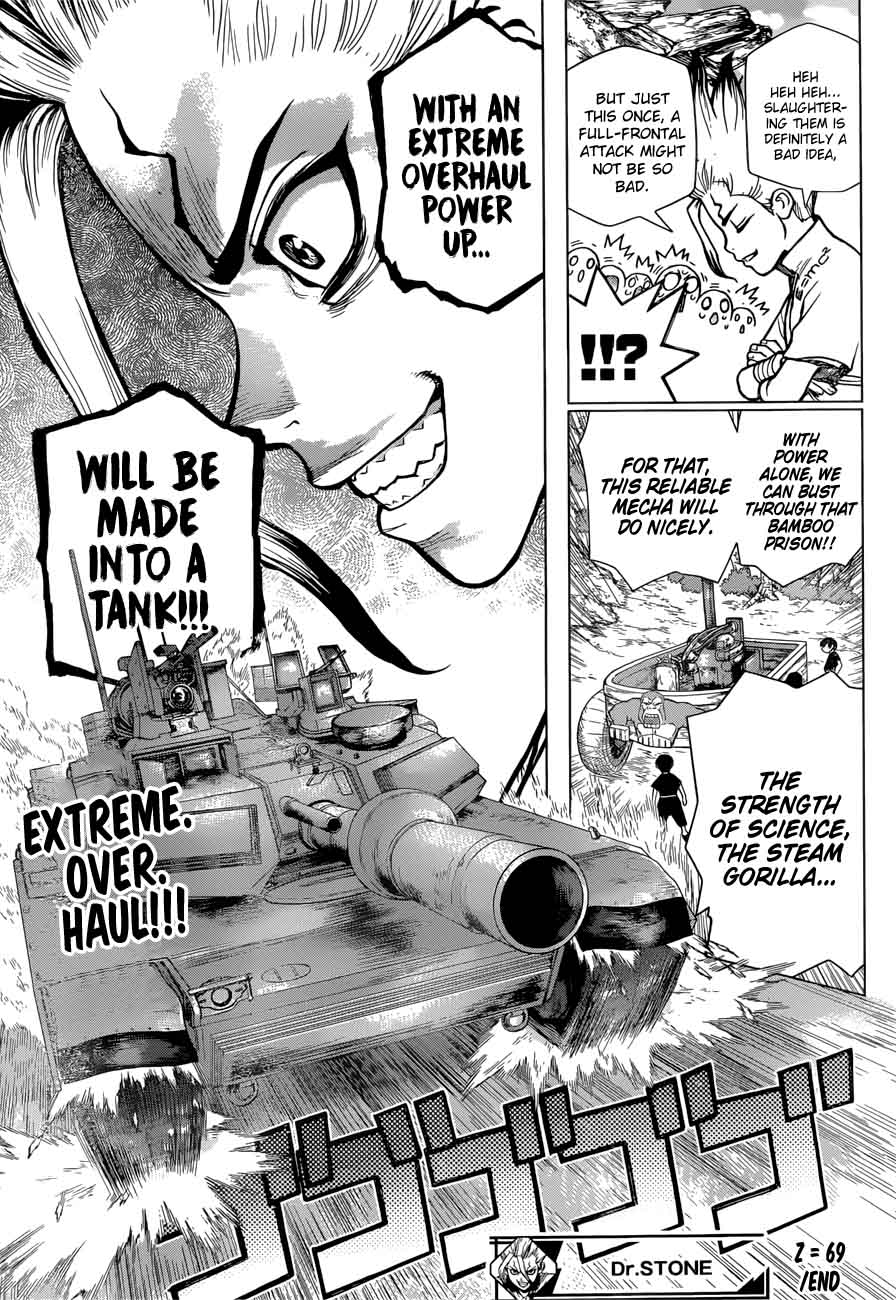 Dr. Stone Manga Chapter 69 page 16 - Steam Gorilla