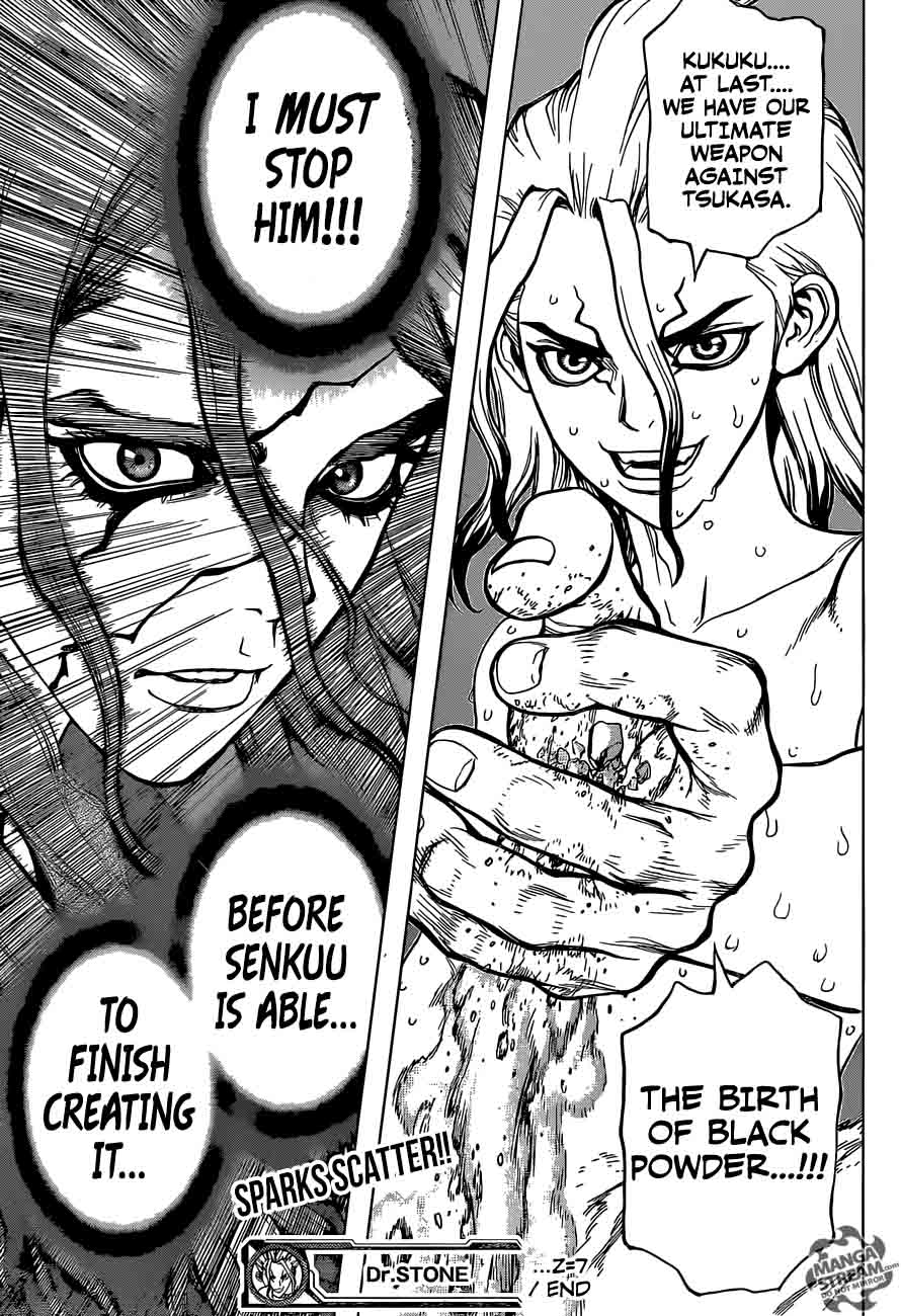 Dr. Stone Manga Chapter 7 page 16 - The Gunpowder Adventure