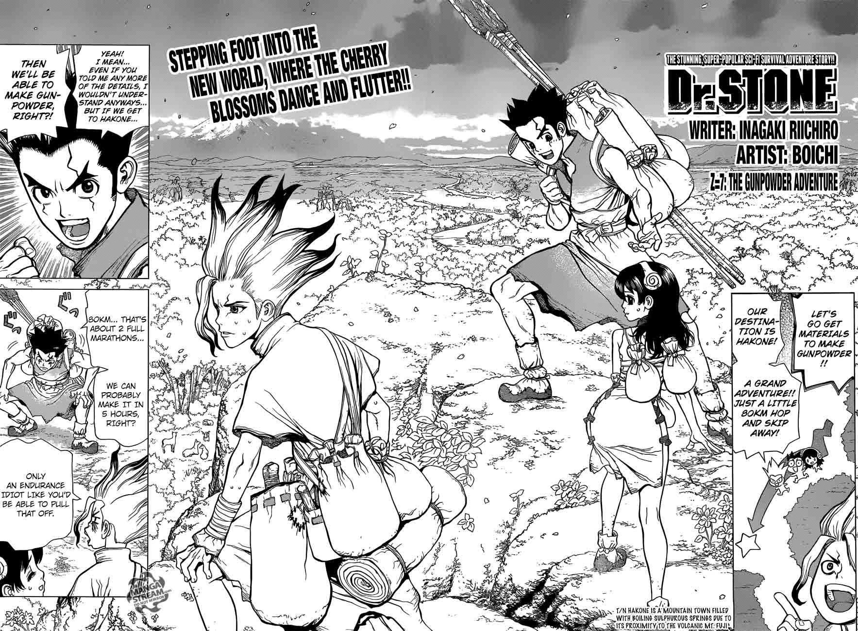 Dr. Stone Manga Chapter 7 page 2 - The Gunpowder Adventure