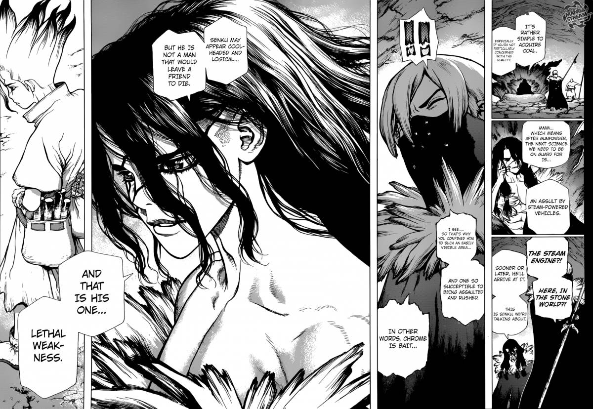 Dr. Stone Manga Chapter 70 page 14 - Paper Shield