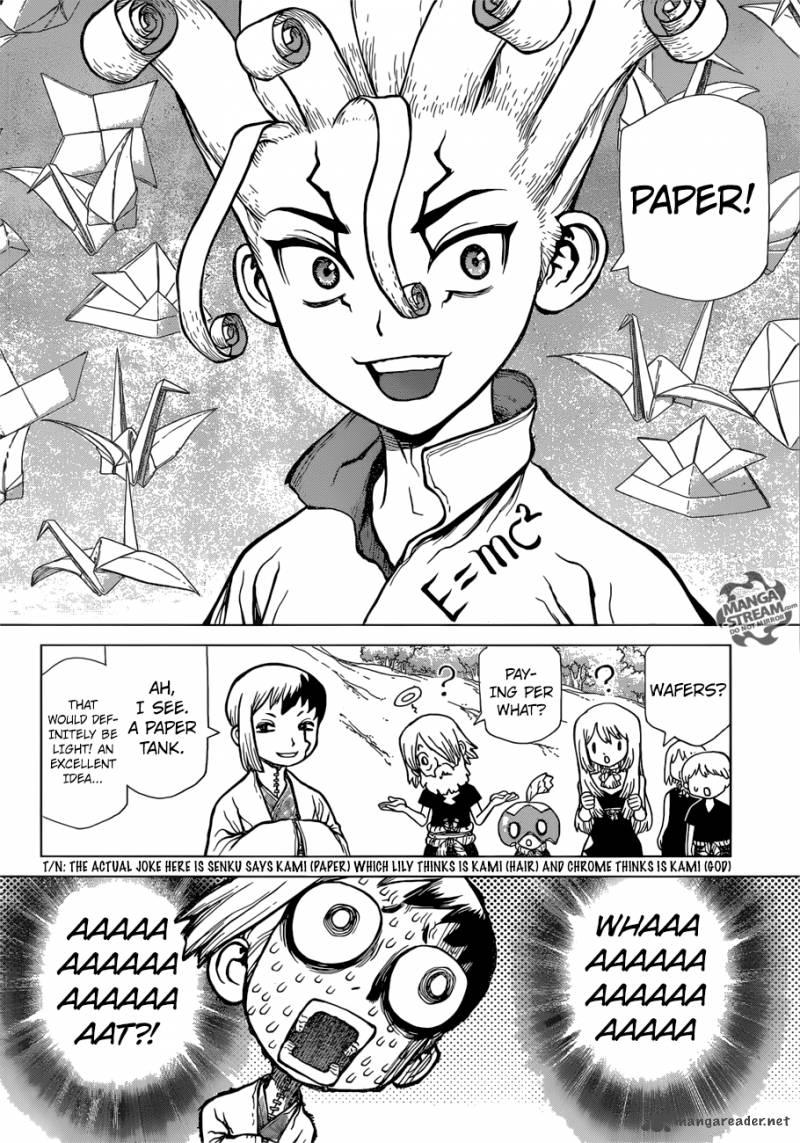 Dr. Stone Manga Chapter 70 page 2 - Paper Shield