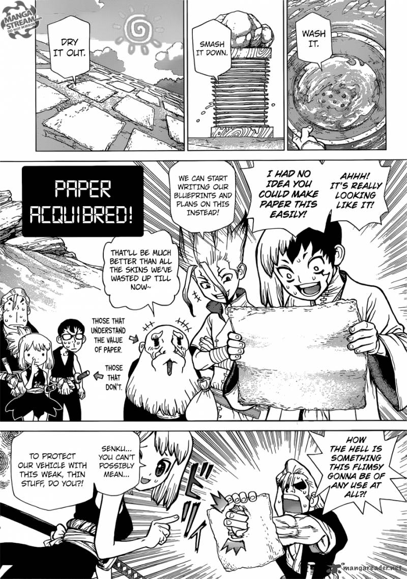 Dr. Stone Manga Chapter 70 page 5 - Paper Shield