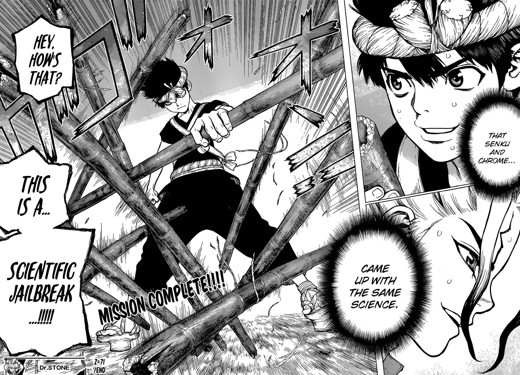 Dr. Stone Manga Chapter 71 page 19 - Prison Break