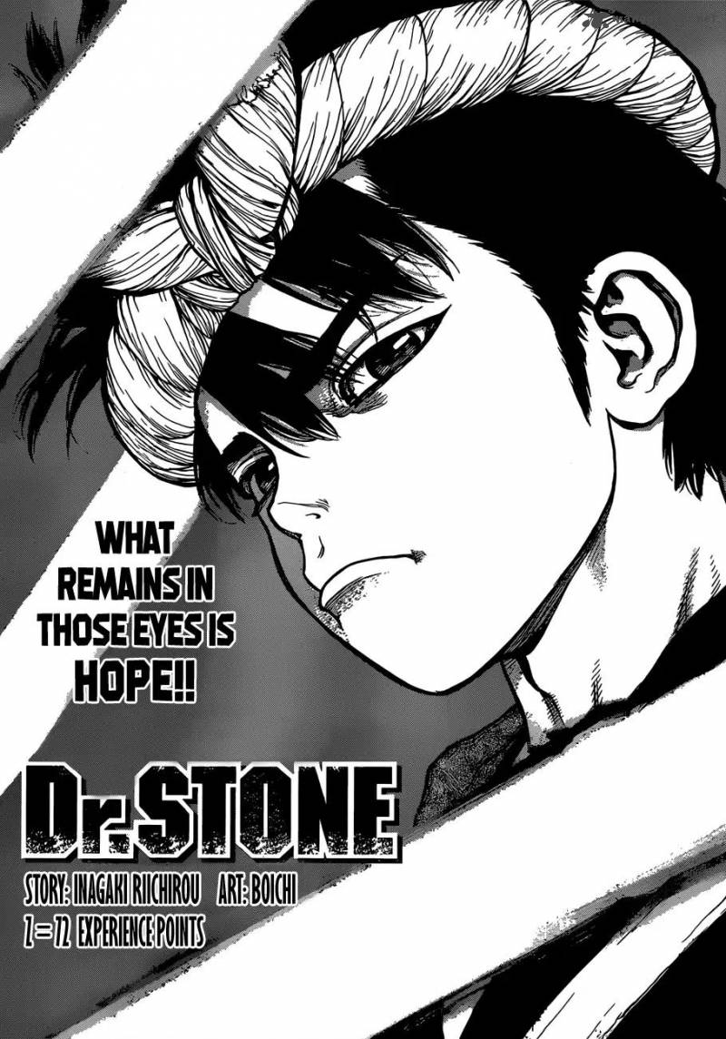 Dr. Stone Manga Chapter 72 page 1 - Experience Points