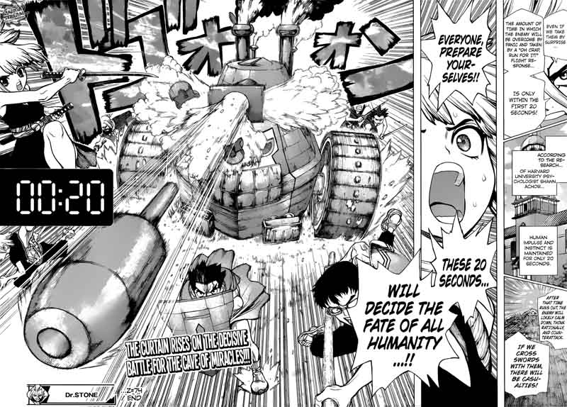 Dr. Stone Manga Chapter 74 page 16 - Fateful 20 Seconds
