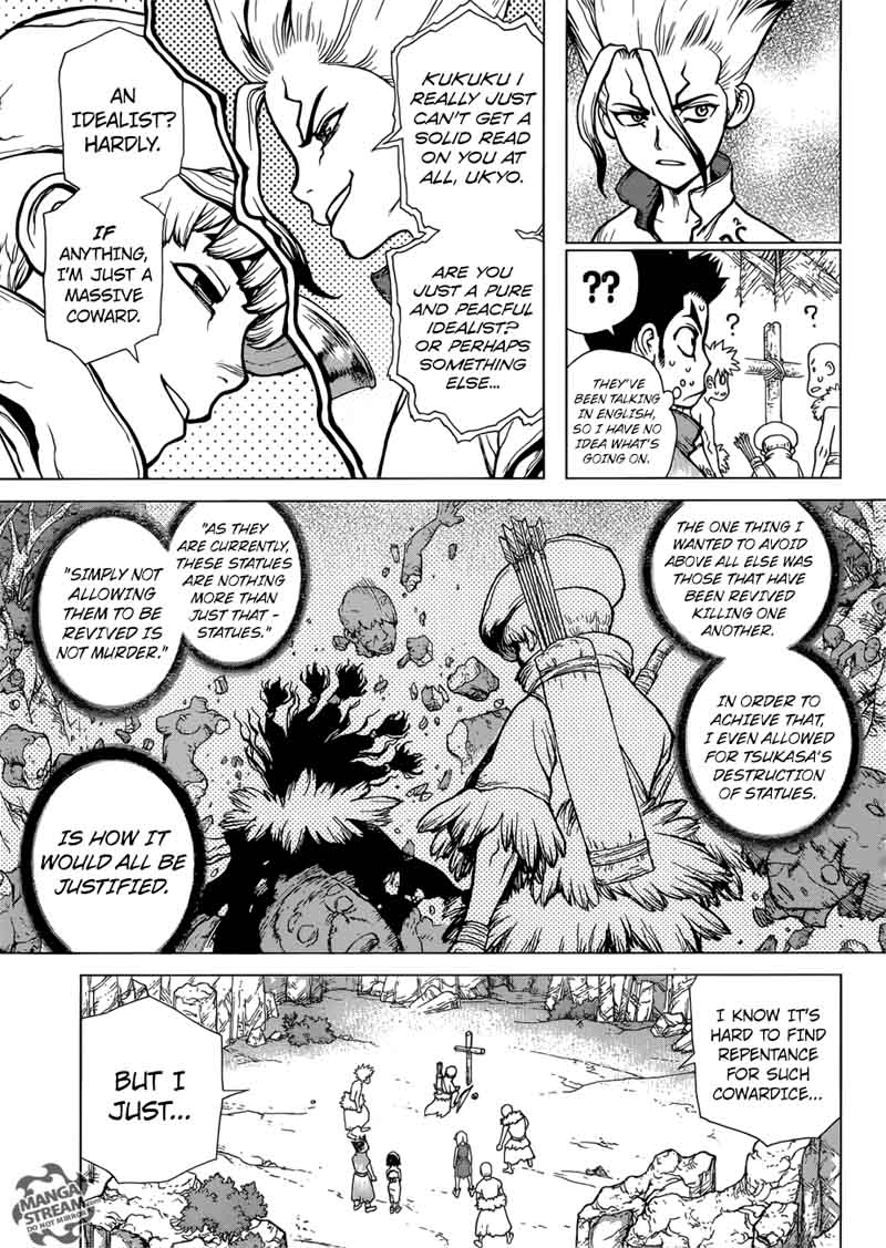 Dr. Stone Manga Chapter 74 page 3 - Fateful 20 Seconds