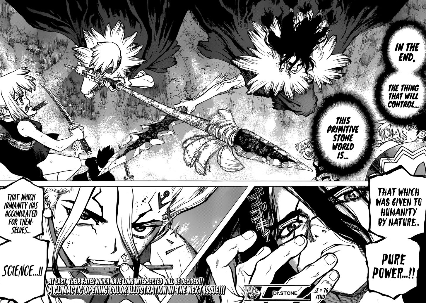 Dr. Stone Manga Chapter 76 page 16 - Final Battle