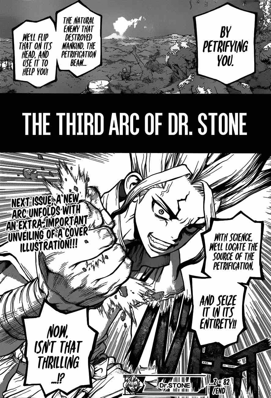 Dr. Stone Manga Chapter 82 page 18 - Epilogue of Stone Wars (End of Part 2)