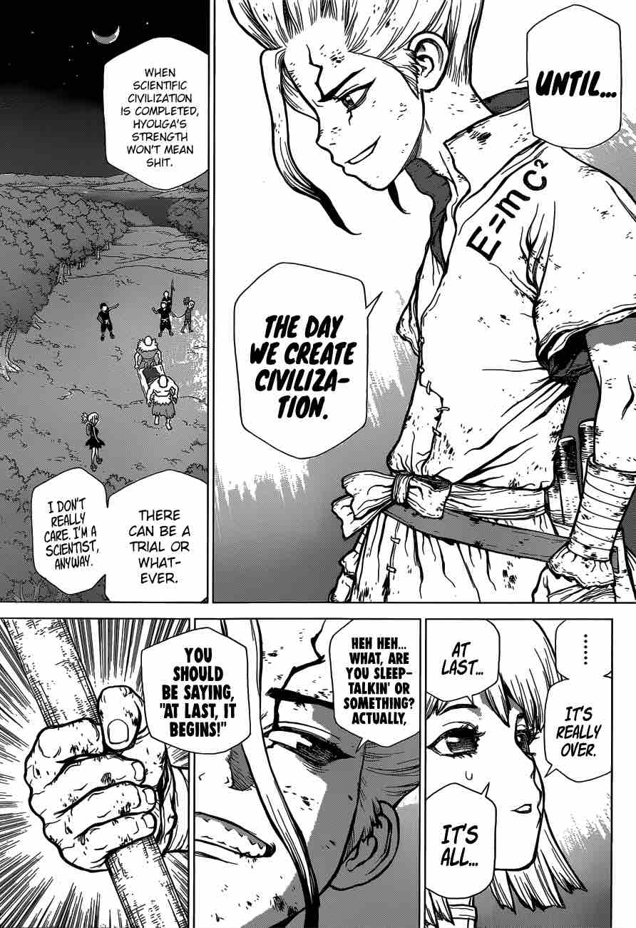 Dr. Stone Manga Chapter 82 page 7 - Epilogue of Stone Wars (End of Part 2)