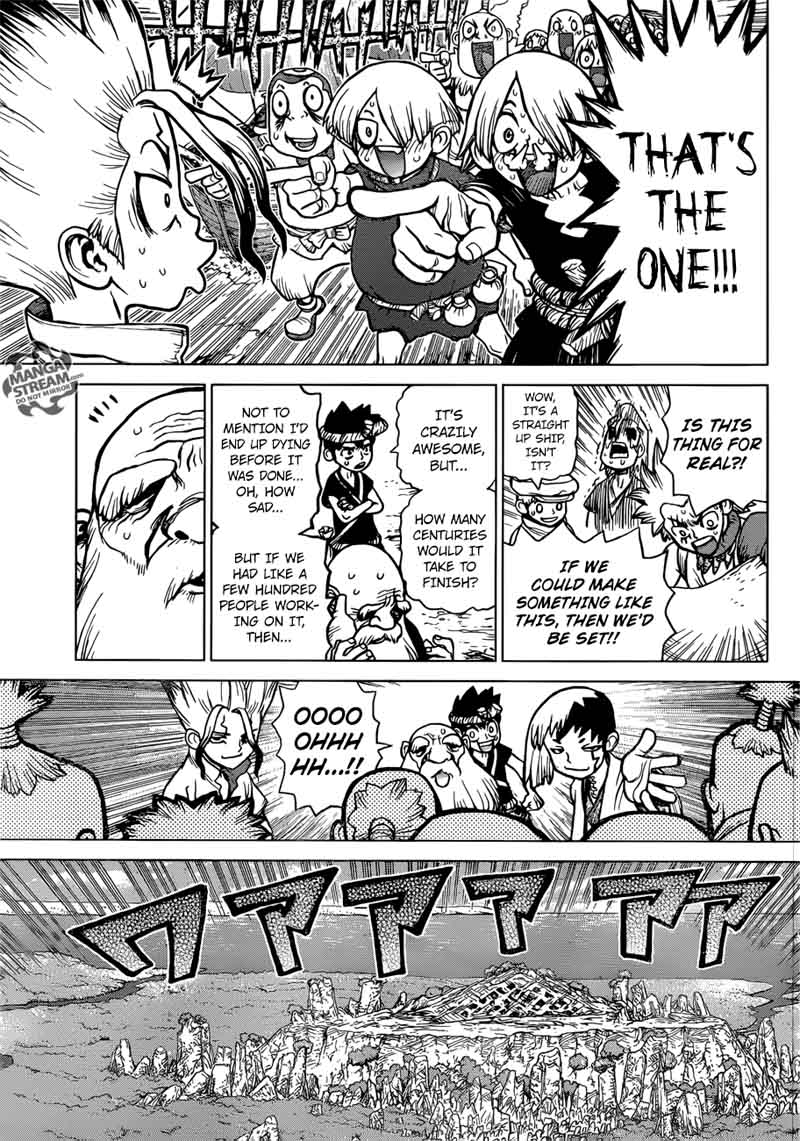 Dr. Stone Manga Chapter 84 page 15 - People = Power
