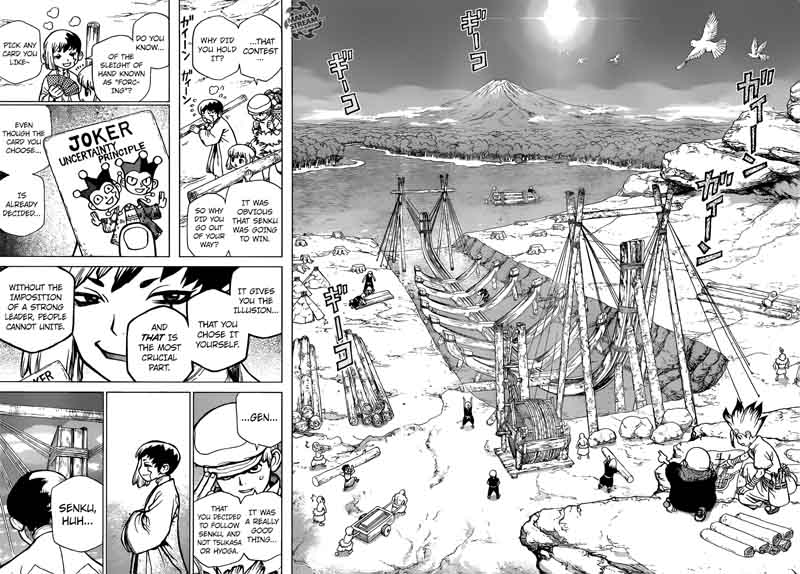 Dr. Stone Manga Chapter 84 page 16 - People = Power