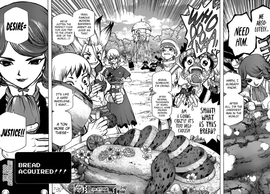 Dr. Stone Manga Chapter 92 page 18 - Desire Is Noble
