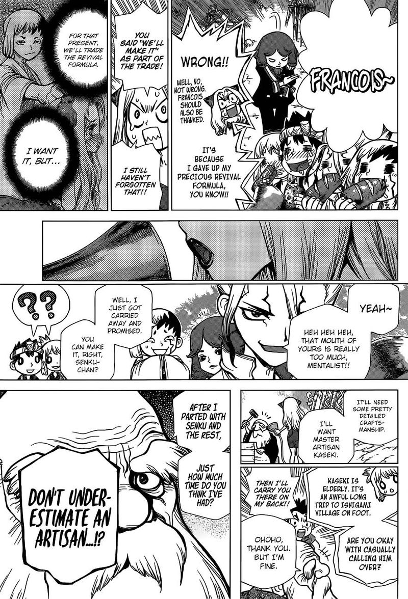 Dr. Stone Manga Chapter 93 page 3 - The First Shot Is Yours