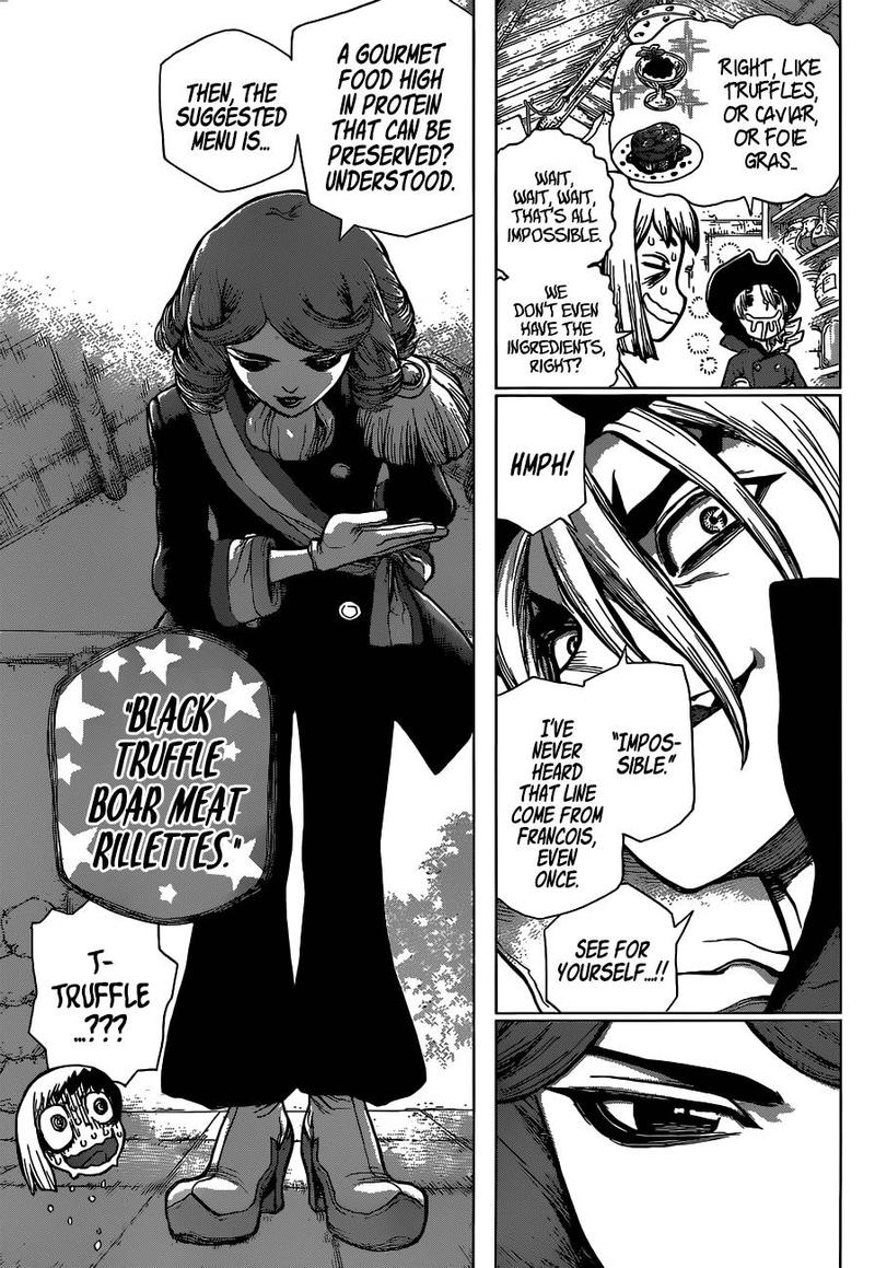 Dr. Stone Manga Chapter 94 page 6 - The Scent of Black Gold