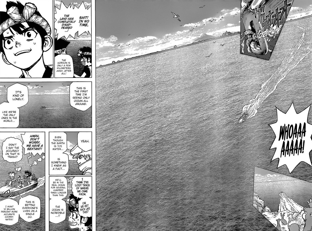 Dr. Stone Manga Chapter 95 page 12 - First Contact