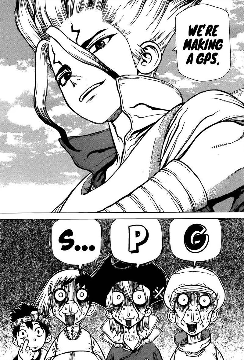 Dr. Stone Manga Chapter 95 page 13 - First Contact