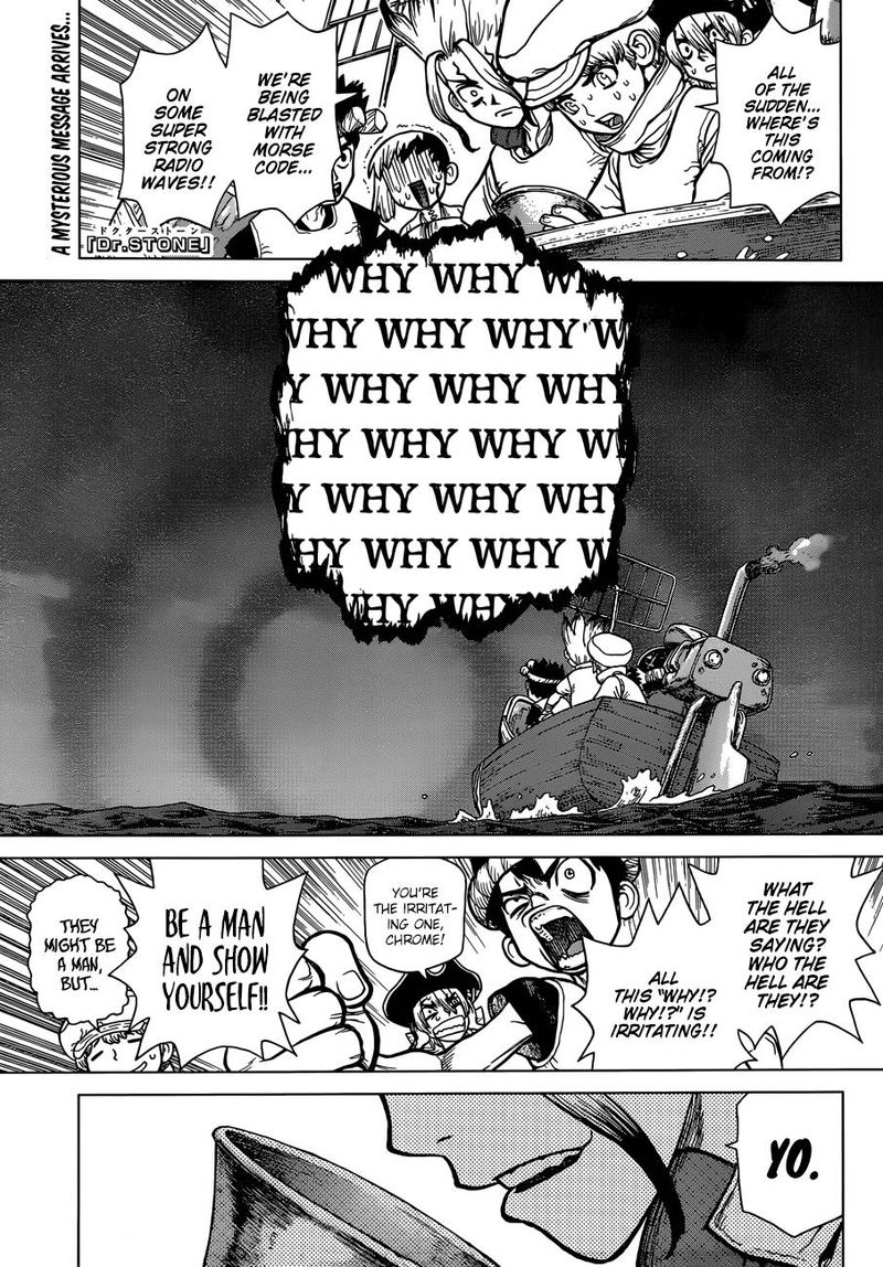 Dr. Stone Manga Chapter 96 page 1 - Eye of Science