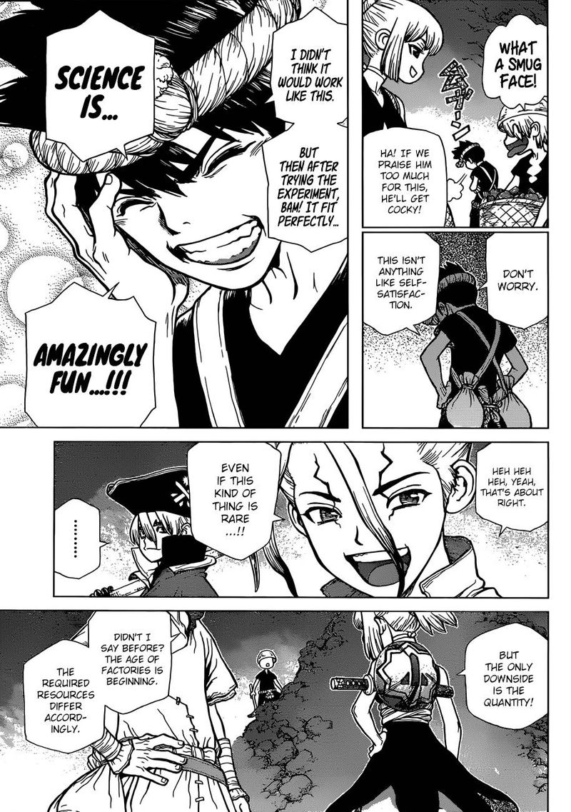 Dr. Stone Manga Chapter 97 page 15 - The Joy of Leadership